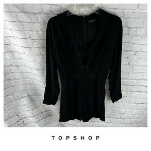 TopShop Black Short Romper